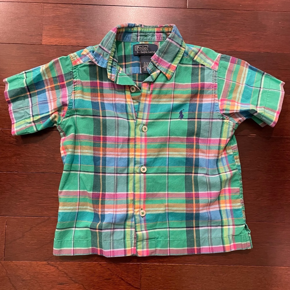 2T Polo Ralph Lauren Short Sleeved Button Down